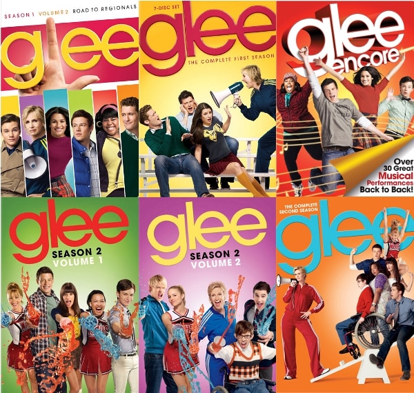 Glee DVD Collage