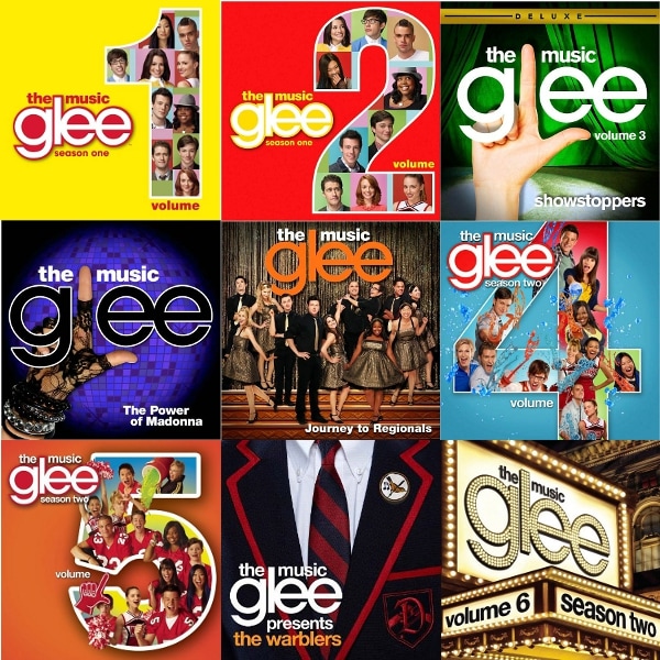 Glee Music Collage