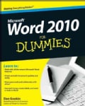 Word 2010 for Dummies (Paperback)