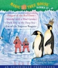 Magic Tree House Books 37-40: Dragon of the Red Dawn/Monday With a Mad Genius/Dark Day in the Deep Sea/Eve of the ... (CD-Audio)