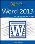 Teach Yourself Visually Word 2013 (Paperback)