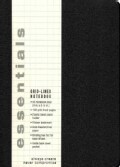 Essentials Black Grid-Lined Small Notebook (Hardcover)