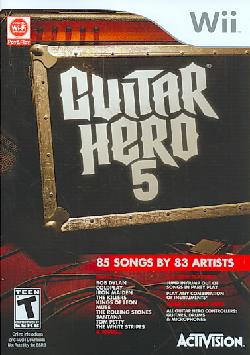Wii - Guitar Hero 5 (game only)
