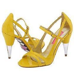 Betsey Johnson Fayruz Yellow Patent