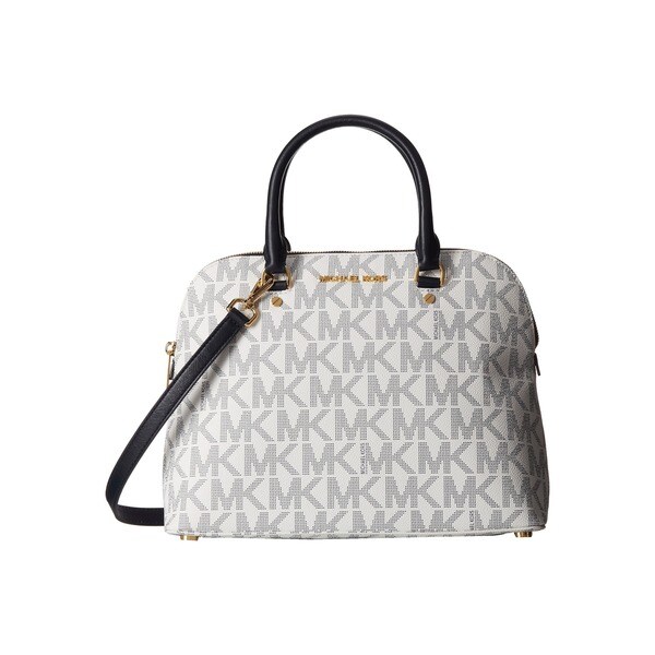 Michael-Michael-Kors-Cindy-Navy-White-Medium-Dome-Satchel-6c131404 ...