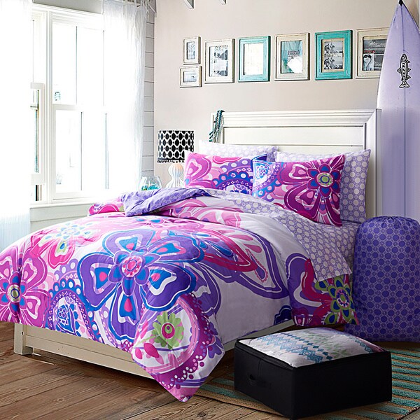 kimberly 9 piece floral reversible bed in a bag set kimberly 9 piece floral reversible bed in a bag set