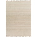 Hand-woven Natural Fiber Natural Fiber Jute Bleached Rug