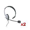 Xbox 360 - 2 Headset Communicators - By Eforcity