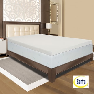 Serta Ultimate 4-inch Visco Memory Foam Mattress Topper