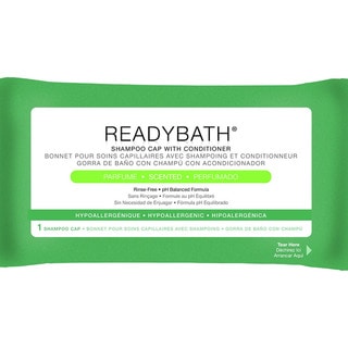 Medline ReadyBath Rinse-Free Shampoo and Conditioning Caps, Scented (Case of 30)