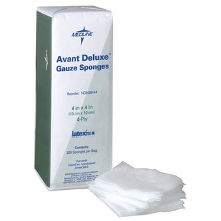 Medline Deluxe Avant 4 x 4-inch 4-Ply Non-Woven Gauze (Case of 2000)
