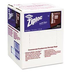 Ziploc Double Zipper Quart Bags (Box of 500)