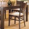 ETHAN HOME Venice Espresso Cushioned Dining Chair (Set of 2)