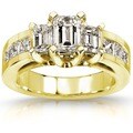 14k Gold 2ct TDW Certified Diamond Engagement Ring (H-I, SI1-SI2)