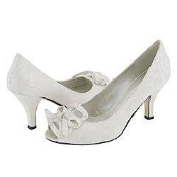 J. Reneé Allegro White Iridescent Pumps/Heels