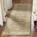 Handmade Ancestry Tan/ Ivory Wool Runner (2'3 x 10')