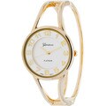 Geneva Platinum Polished Bangle Women's Watch