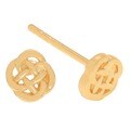 Tressa Sterling Silver Celtic Knot Stud Earrings