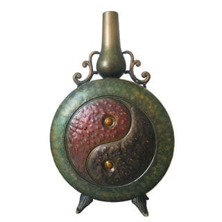 Handmade Metal Yin-yang Chimney Vase