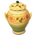 Sunflower Garden Handpainted Large Cookie Jar
