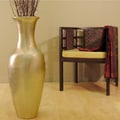 Lacquer 36-inch Tall Vase with Branches