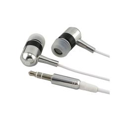 Eforcity Universal Silver In-ear 3.5mm Stereo Headset