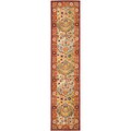 Handmade Heritage Bakhtiari Multi/ Red Wool Runner (2'3 x 8')
