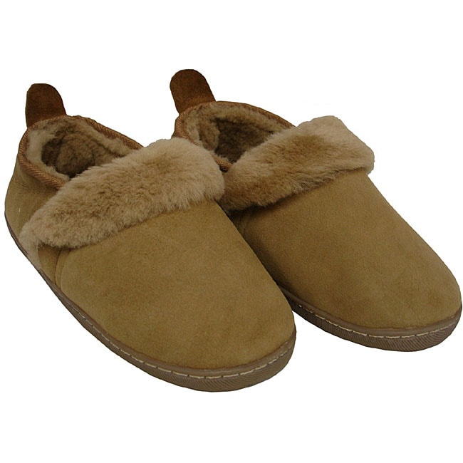 mens shearling slippers sale