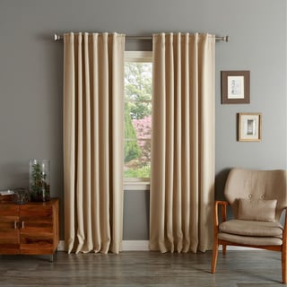 Solid Insulated Thermal Blackout 84" Curtain Panel Pair