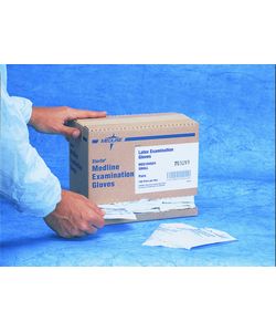 Medline Powder-free Sterile Large-pair Vinyl Exam Gloves (bulk pack of 200)