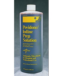 Medline 1-pint Povidone/ Iodine Scrub Solution (Case of 24)