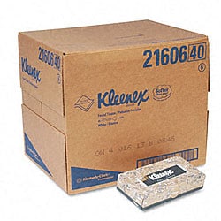 Kleenex White 2-ply Tissue Dispenser Pop-up Box - 125/ Box (48 Boxes per Carton)