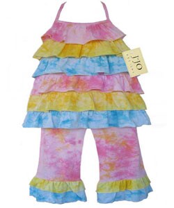 JoJo Designs Girl's 2-piece Tie-dye Halter Outfit