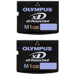 Olympus 1GB xD Memory Card (Case of 2)