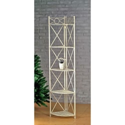 Iron 5-tier Corner Shelf