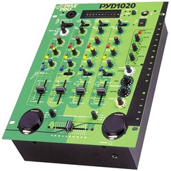 Pyle 3-Channel DJ Trick Mixer with Punch and Echo (Refurbished)
