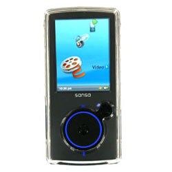 SanDisk Sansa View Clear Plastic Crystal Case