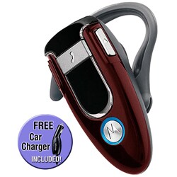 Motorola Burgundy Bluetooth Headset
