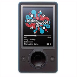 Microsoft JS8-00001 Black Zune 30GB MP3 Player
