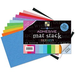 Match Makers Brights Adhesive Mat Stack