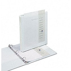 Samsill Antimicrobial 1-inch Round Ring View Binder