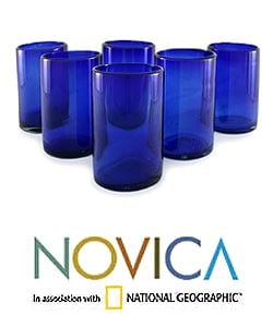 Set of 6 'Solid' Drinking Glasses (Mexico)