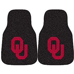 University of Oklahoma 2-piece Car Mat Set