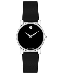 Movado Museum Women's Black Strap Watch