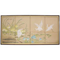 Birds on the Pond Shoji Silkscreen (China)