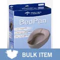 Medline Contour Bedpan, Gold (bulk pack of 8)