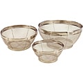 Cook Pro 3-piece Stainless Steel Mesh Colander Set