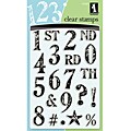 Inkadinkado Artstamp Large Numbers Clear Stamps