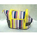 Pack N' Paws Large Open End Striped Pet Carrier