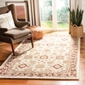Handmade Heirloom Ivory Wool Rug (9'6 x 13'6)